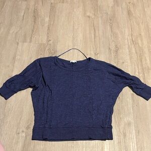 Bossini Navy Quarter Sleeve Tee